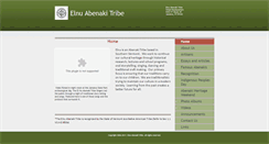 Desktop Screenshot of elnuabenakitribe.org